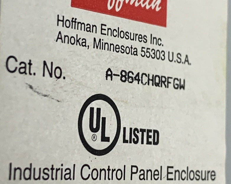 Hoffman A-864CHQRFGW Enclosure 8x6x4"