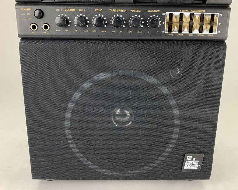 The Singing Machine SMW-43 Karaoke System For Parts and Repair Bad Tape and Mic