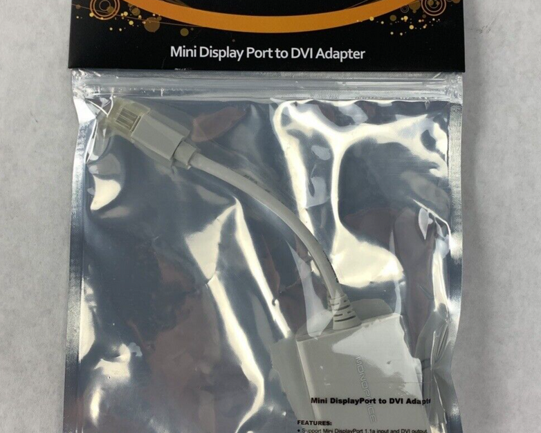 Monoprice Mini DisplayPort to DVI Adapter MDP-M-DVI-F (Lot of 3)