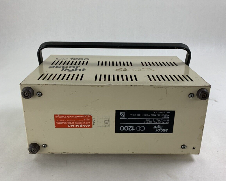 Ascor Light CD1200 Studio Flash Power Pack Untested No Cord
