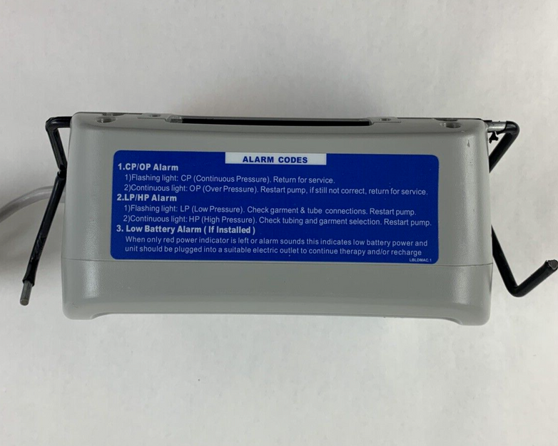 VasoPress Supreme Mini DVT Pump VP500DM Compression Therapy W/ Cord and Battery
