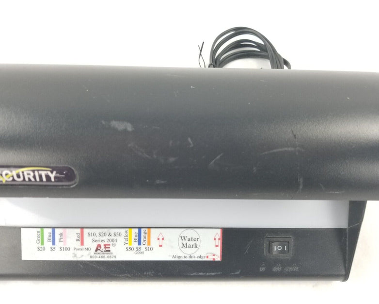 A&E Products Series 2004 Counterfit Bill Checker UV and White light