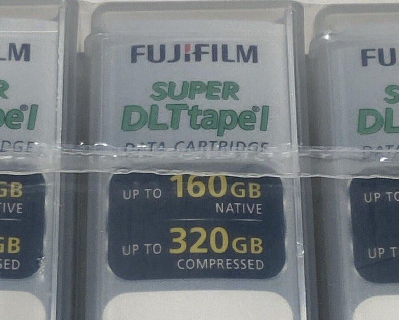 Lot of 5 Fujifilm Super DLT Tape 1 160GB Native 320GB Compressed