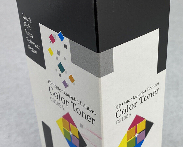 HP C3105A Black Toner Cartridge Color LaserJet 5 Sealed (Lot of 2)