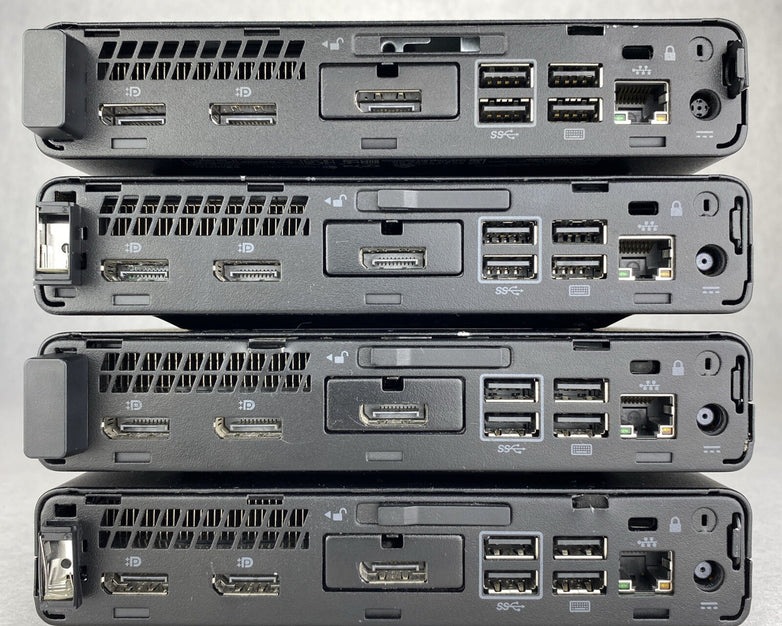 HP EliteDesk 800 G3 Mini Quad Core i5-7500T 2.70GHz 8GB RAM WiFi No HDD Lot Of 4