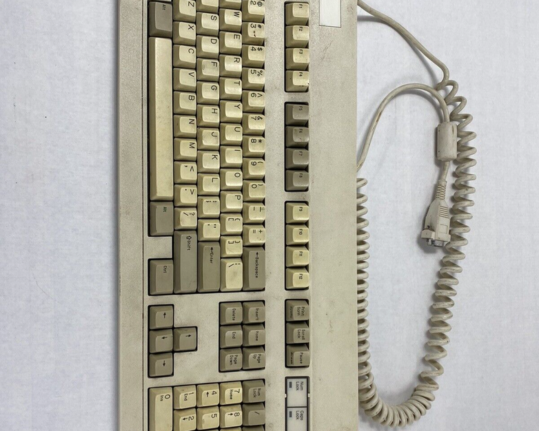 Vintage AT&T CIG8AVE03417 Enhanced Keyboard Key Tronic Untested