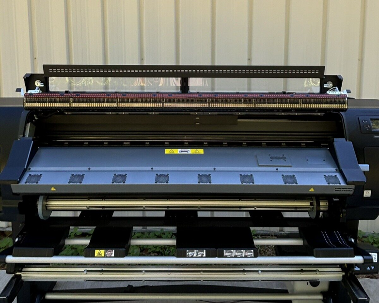 HP CQ869A Designjet L26500 Latex Printer Tested Needs Ink No Hard Drive No OS