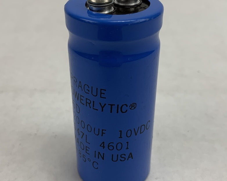 Sprague Powerlytic 36D 85°C 8647L 4601 12000uF 10VDC Capacitator