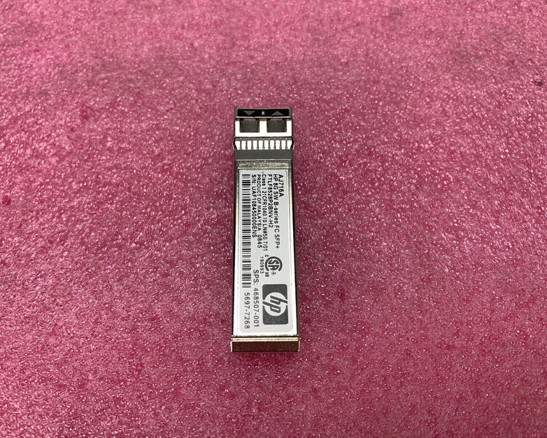 Lot of 8 HP AJ716A 8G SW Fiber Channel 850nm 150m MMF SFP+ Transceiver