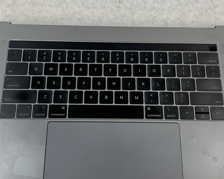 Apple Macbook Pro 15" A1990 Silver Top Palm Rest Trackpad Assembly