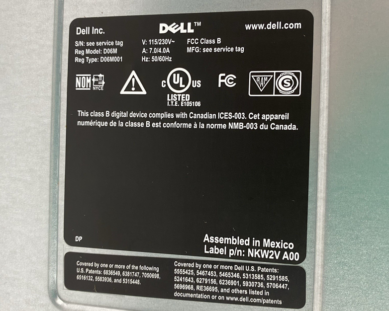 Dell Inspiron 570 MT AMD AThlon 2 x2 240 2.80GHz 4GB RAM No HDD No OS