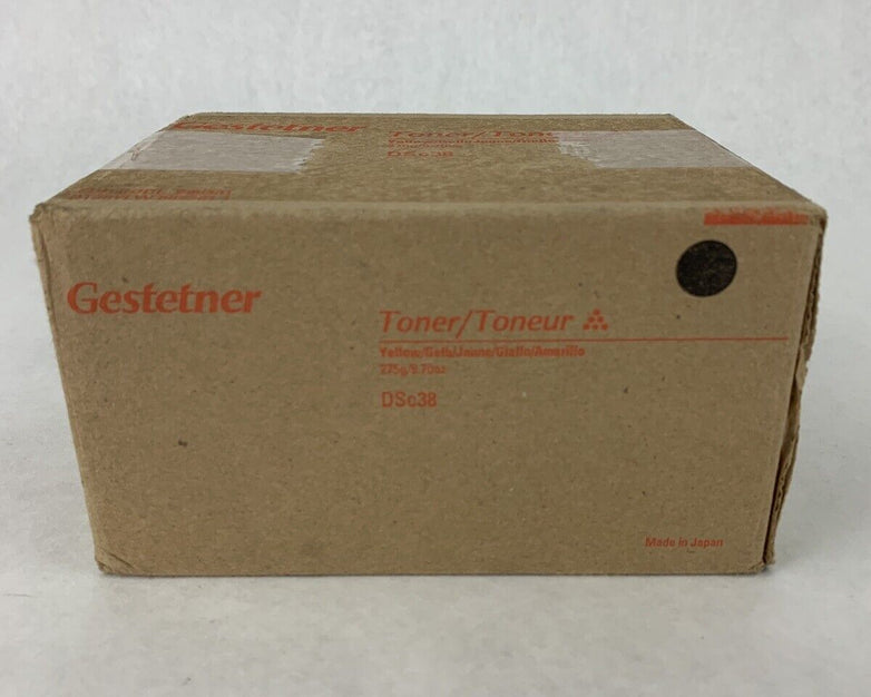 New OEM Sealed Gestetner 885381 DSc38 Yellow Toner Cassette