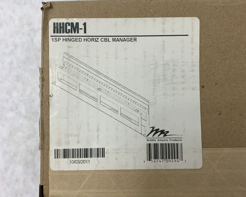 New Middle Atlantic HHCM-1 Hinged Horizontal Cable Manager 1 RU