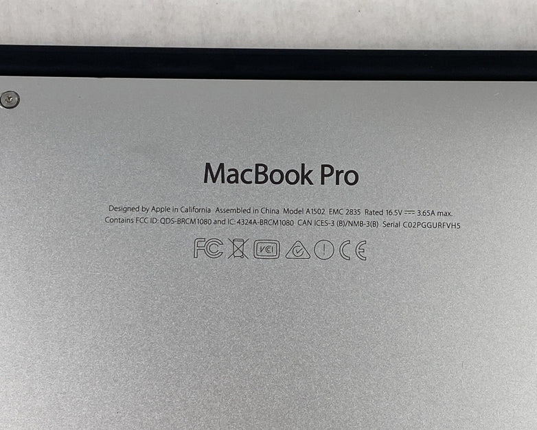 Apple MacBook Pro A1502 2015 Retina 13" 2.7GHz i5 8GB RAM 120GB SSD os12.7.6