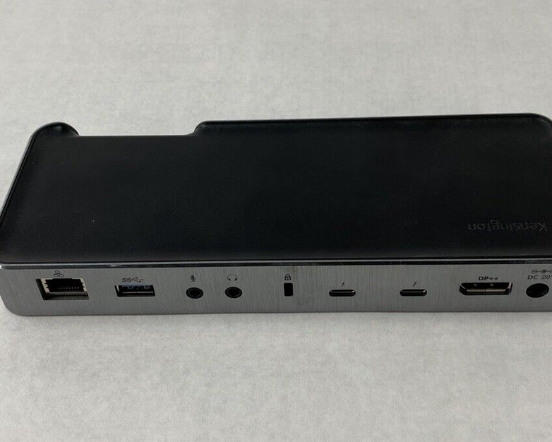 Kensington SD5000T Thunderbolt 3 Docking Station Power Tested No AC Adapter