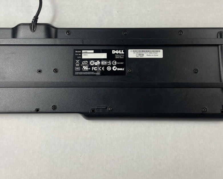 Dell L100 Keyboard U011 with USB Cable Lot of 4