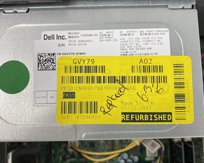 Dell OptiPlex 3010 MT Intel Core i5-3470 3.20GHz 8GB RAM No HDD No OS