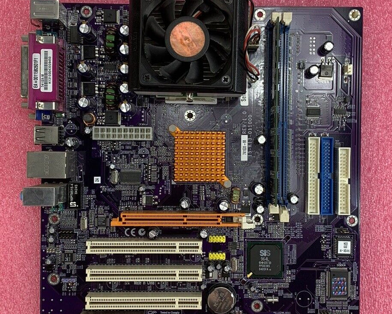 SIS-741 Motherboard AMD Sempron 1GHz 512MB RAM w/Shield