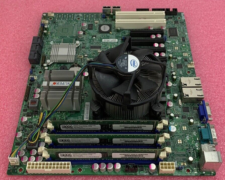 SuperMicro X8STE Motherboard Xeon W3520 2.67GHz 4GB RAM w/Shield