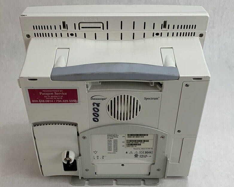 Datascope Spectrum 0998-00-0500-1014A Medical Patient Monitor