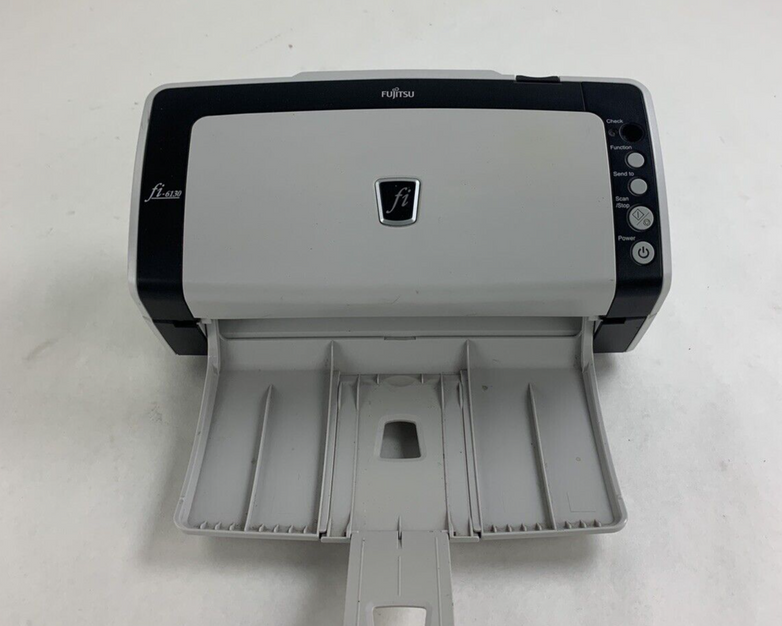 Fujitsu fi-6130 Desktop Printer and Scanner Bad Rollers Tested For Parts Repair