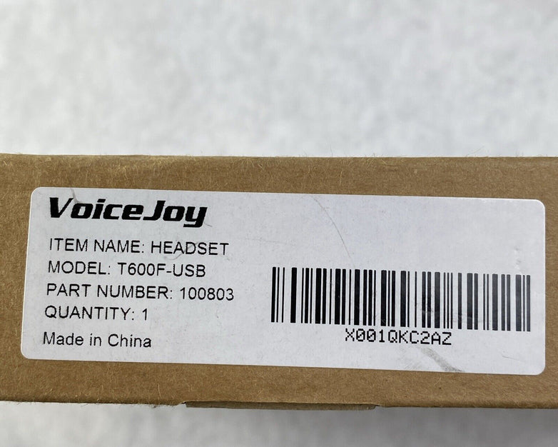 Lot of 5 Voice joy T600F-USB Wired Binaural Headset