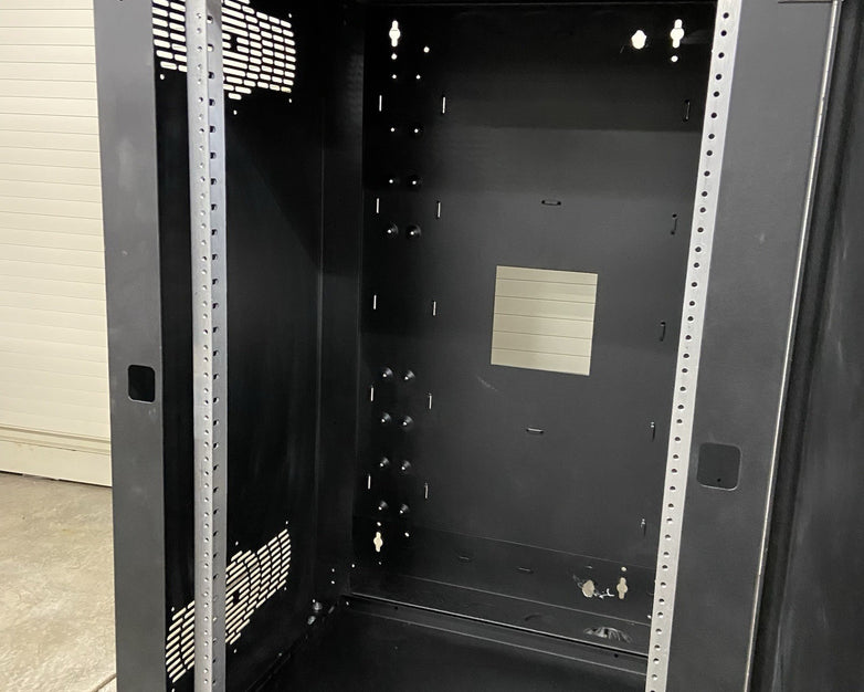 CPI Chatsworth 11840-736 Black Cube-it Wall Cabinet H36" X W24" X D24" With Keys