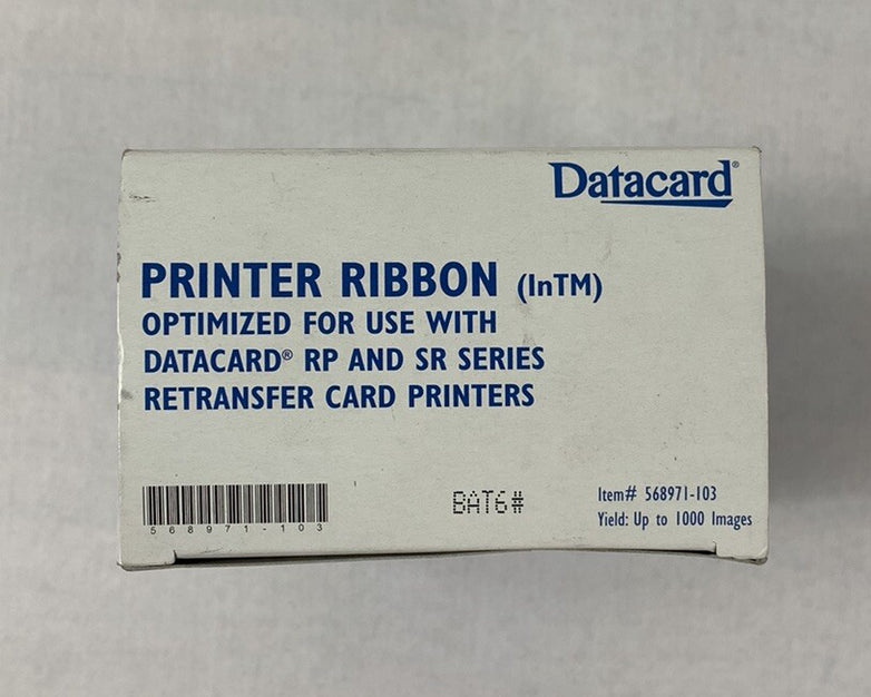 Datacard Printer Ribbon 568971-103, 1000 Images
