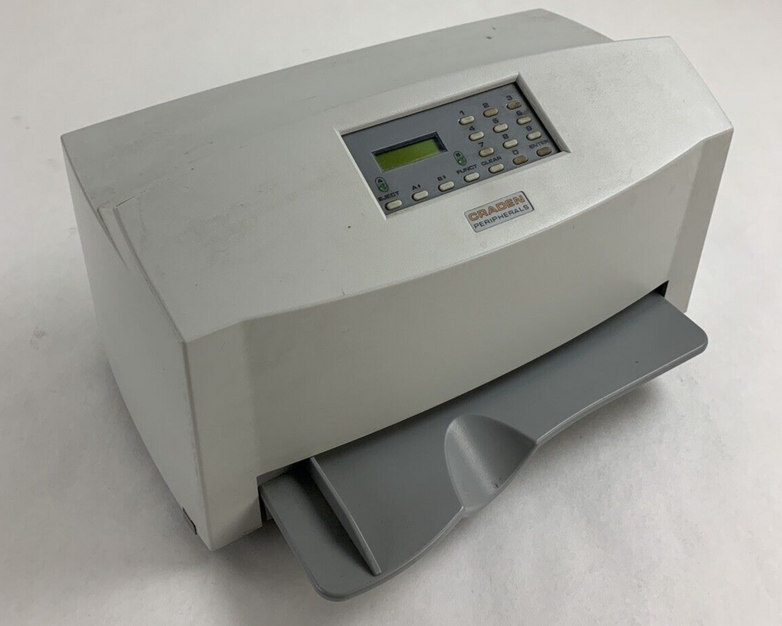Craden Peripherals DP9 Passbook/Transcation Printer Tested No Ribbon White