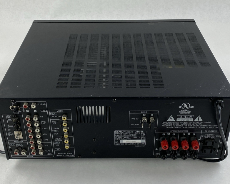 Denon DRA-685 AM/FM Stereo Receiver - Parts or Repair