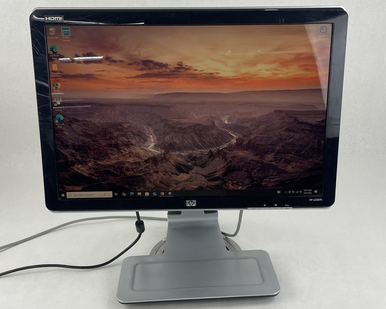 HP W2207H 22" LCD Monitor 1680x1050 Tested With Stand Monitor Grade B