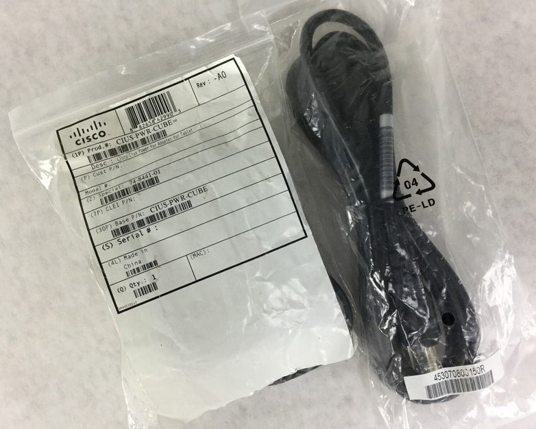 Genuine Cisco DA-02A05 74-8441-01 5V 4A AC Power Adapter & Power Cord (Lot of 2)