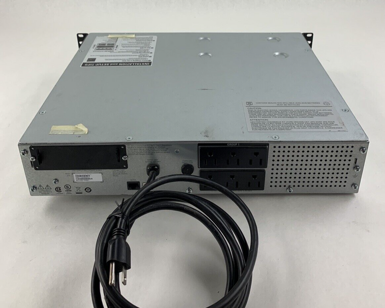 APC SMT750RM2U Smart UPS 750 Battery Backup No Battery Tested