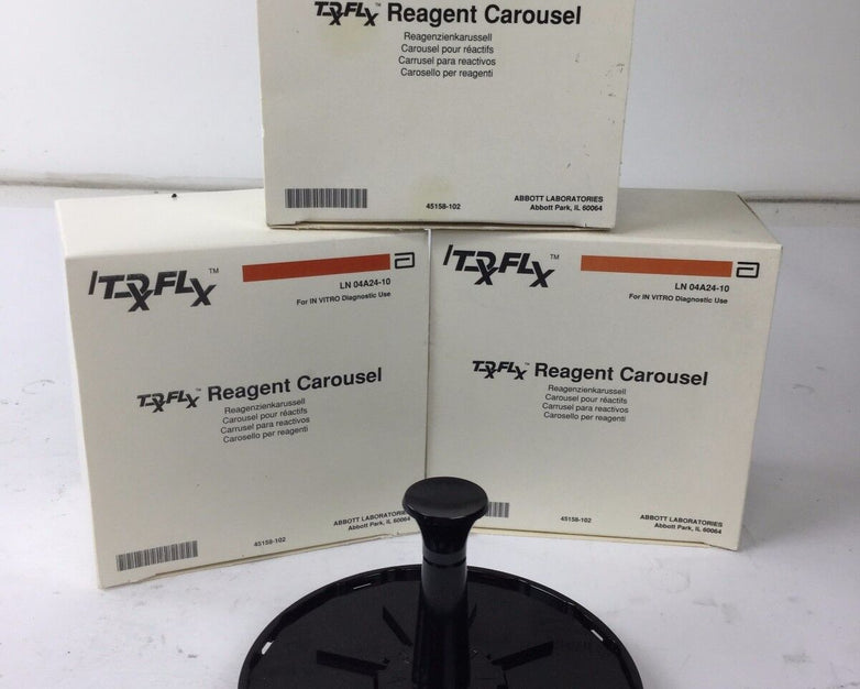 Abbott Laboratories Reagent Carousel LN 04A24-10 (Lot of 3)