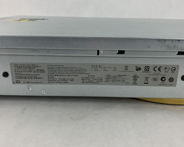 HP ProLiant DL380p Gen 8 2x E5-2609 2.4 GHz 32 GB RAM NO HDD NO OS