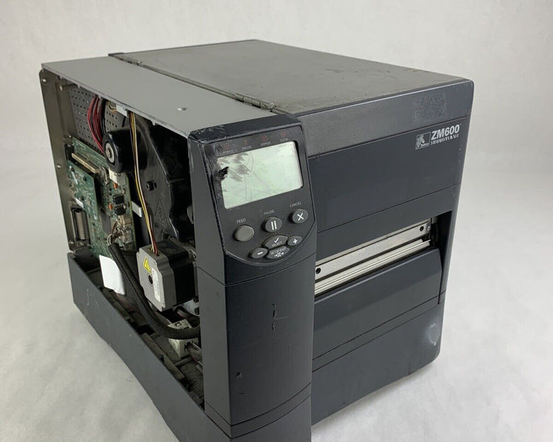 Zebra ZM600 200 dpi Label Printer Thermal Parallel USB Tested Parts and Repair