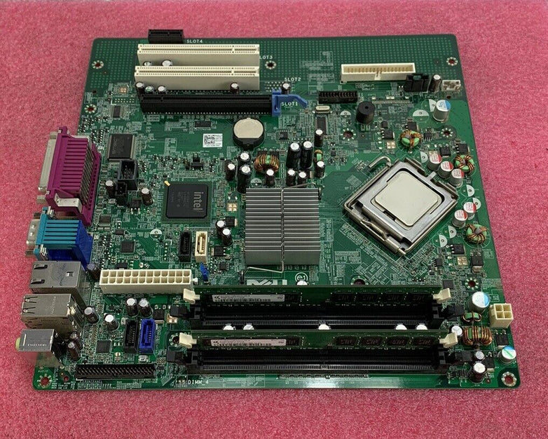 Dell OG214D Motherboard Intel Core 2 Duo E8400 3.00GHz 2GB RAM w/ Shield