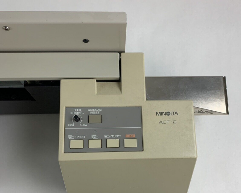 Minolta ACF-2 Microform Scanner Roll Film Carrier W/ Lens for Minolta RP 609Z