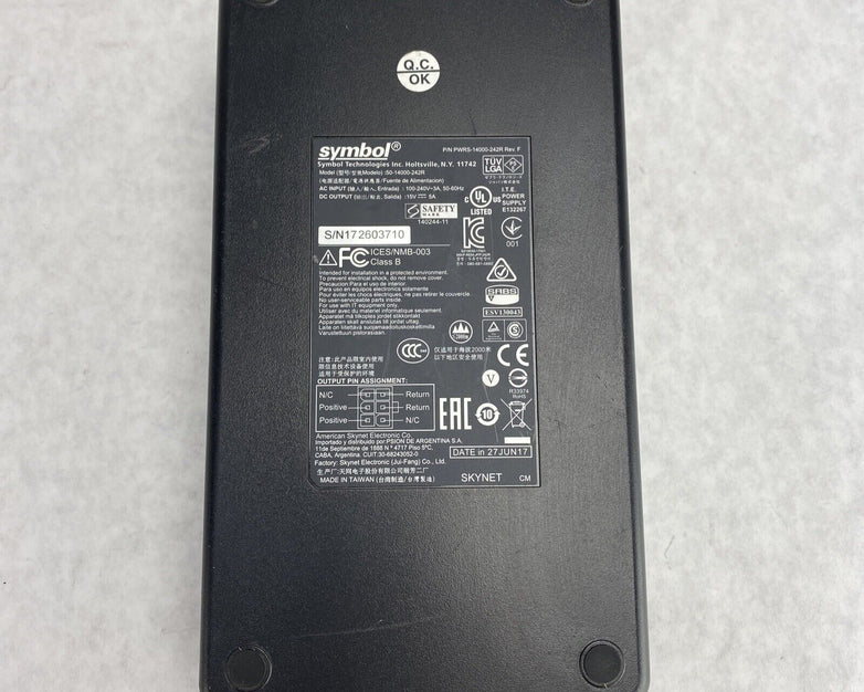 Symbol PWRS-14000-242R AC/DC Power Adapter 15V 5A OEM