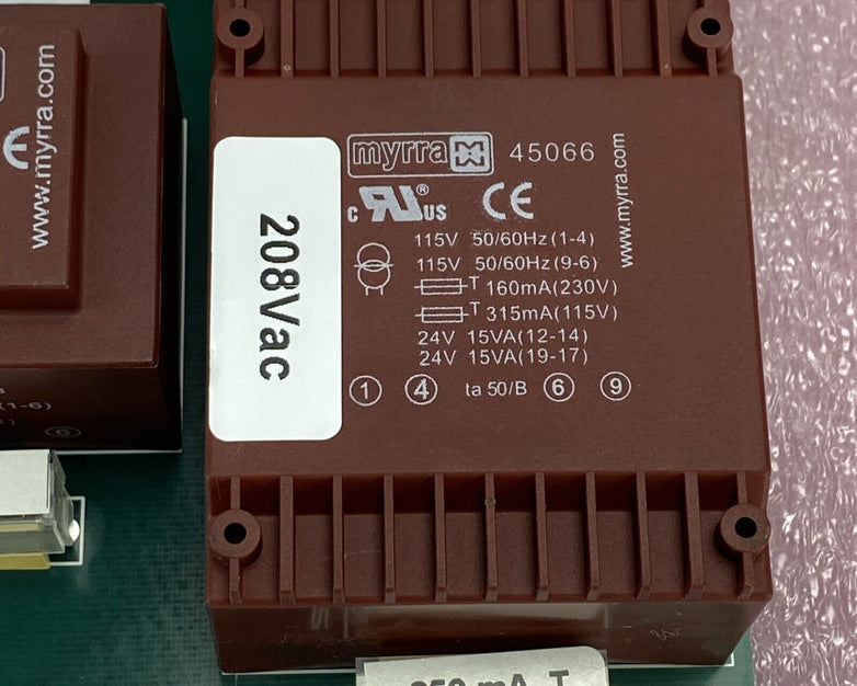 Thermo Scientific 85282114 Centrifuge HT6 208Vac 60Hz Transformer Board KR4I