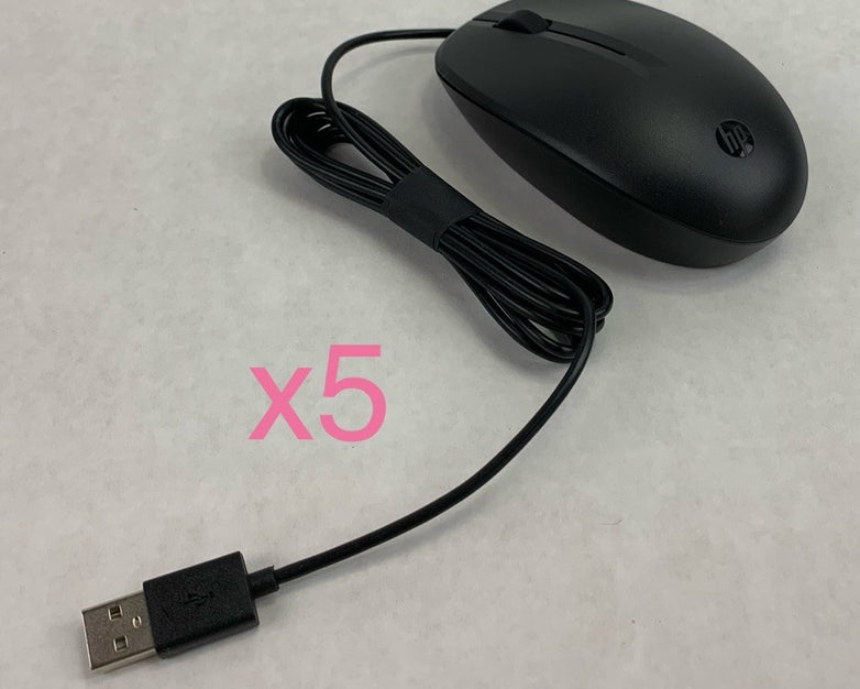 HP TPA-L001M 125 USB-Wired Mouse (Lot of 5)