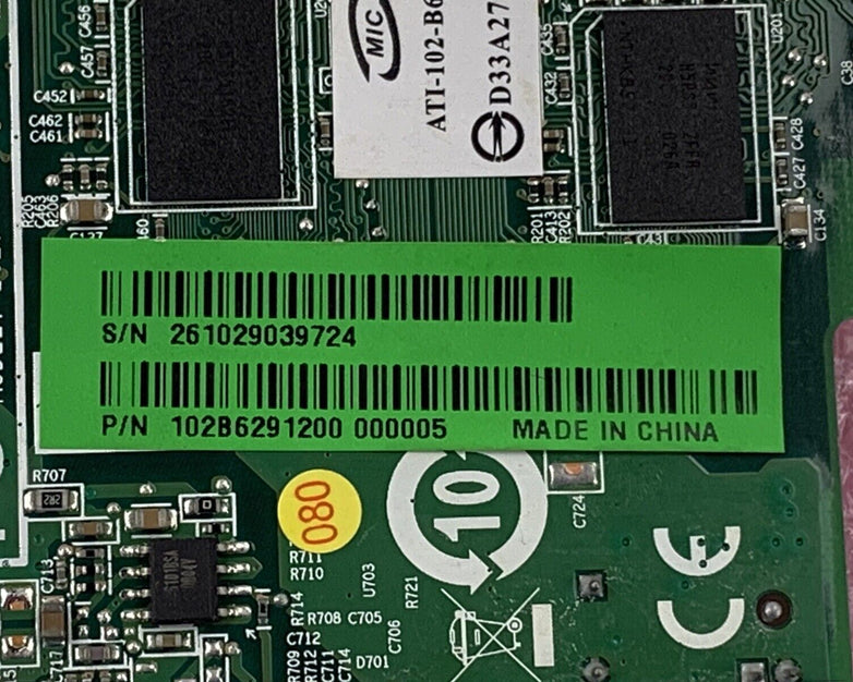 ATI Radeon 109-B27631-00 256MB ATI-102-B27602B Video Card - Green