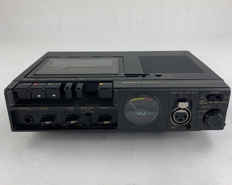 Marantz PMD-222 3 Head Portable Cassette Recorder Tested No Power Supply