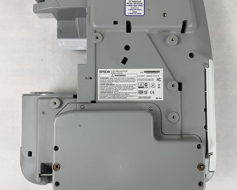 Epson H741A BrightLink 685Wi LCD Projector 2428 Lamp Hours - Missing Port Cover