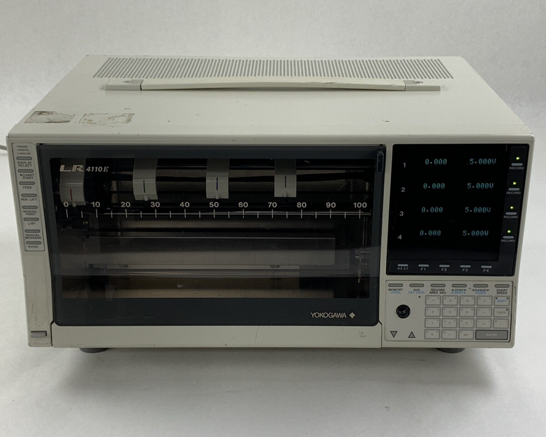 Yokogawa LR4100E Multipen Recorder 371141 -B-0/D/FDD Powers On