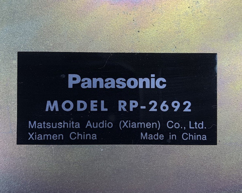 Panasonic RP-2692 Vintage Foot Pedal