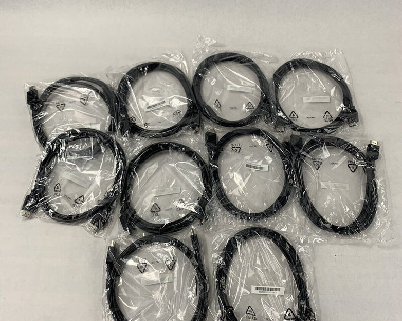 Lot of 10 HDMI Cords Unbranded Assortment 3'-6' New