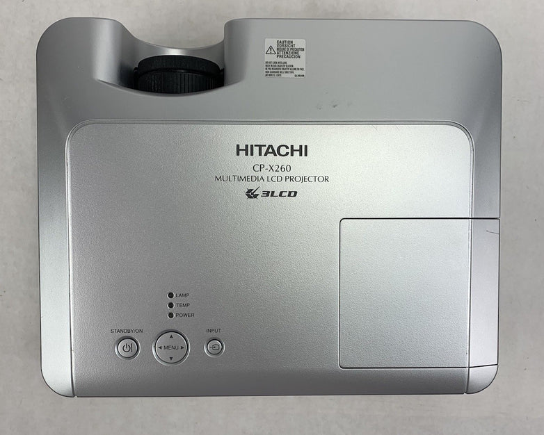 Hitachi CP-X260LCD Projector 3417 Lamp Hours