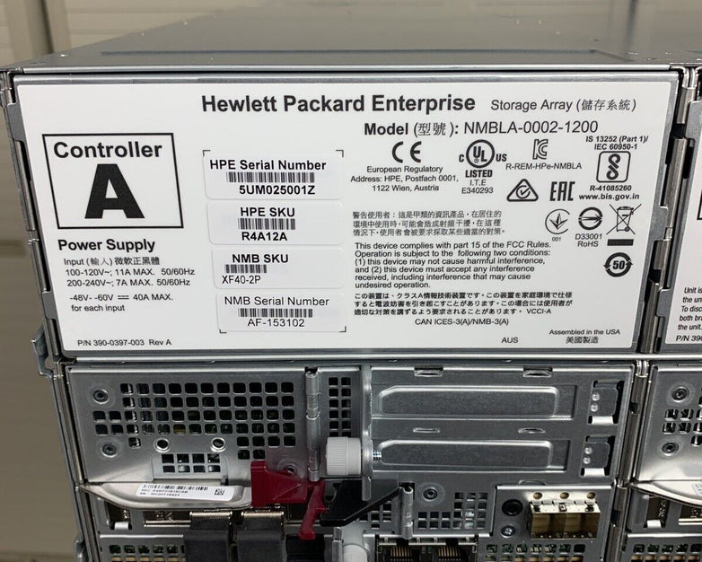 HPE Nimble Array NMBLA-0002-1200 Box Opened No Drives or Caddies