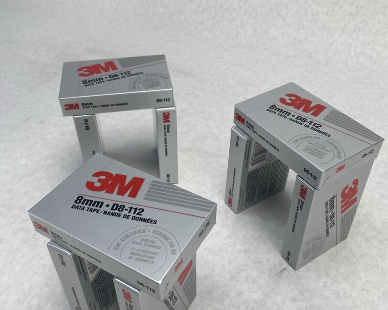 Lot of ( 9 ) 3M 40858 D8-112 8mm 112m Vintage Data Tape New SEALED